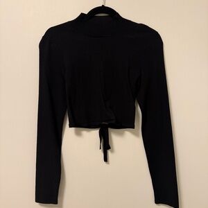 Aritzia cropped mock neck